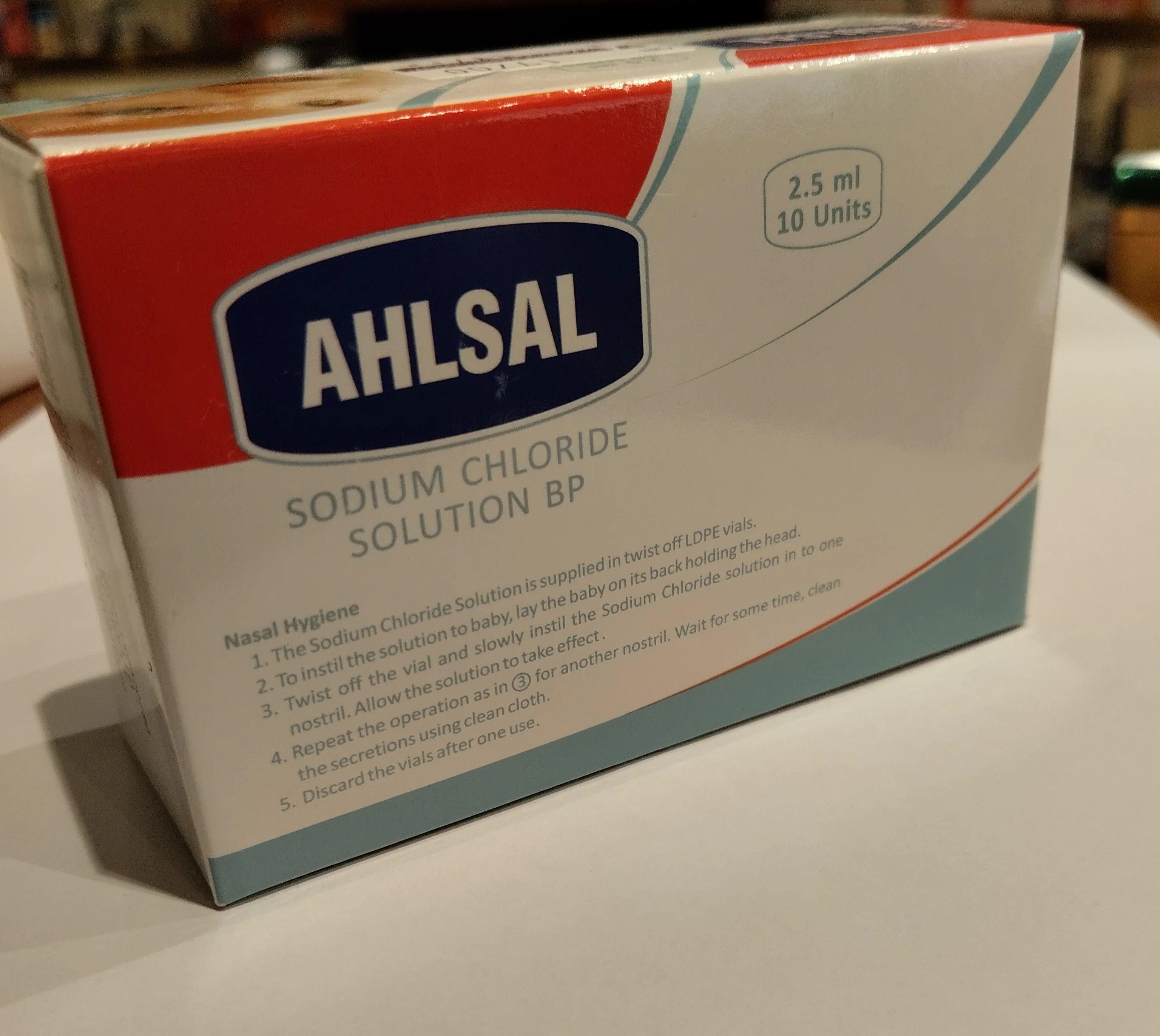 Ahlsal Sodium Chloride Solution 2.5 Ml * 10