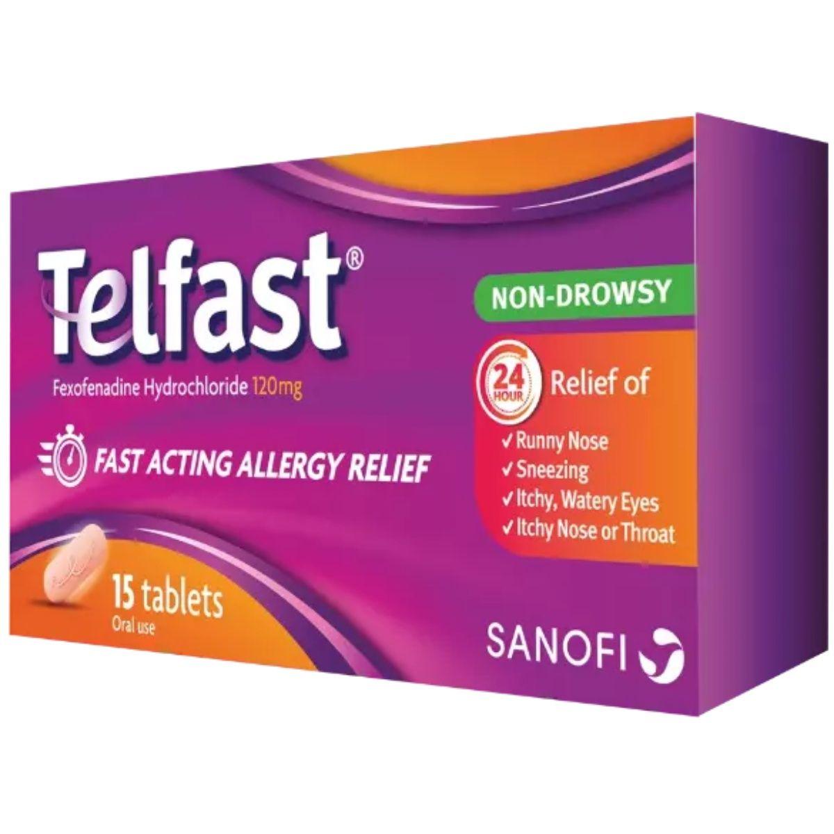 Telfast 120MG 15 Tablets