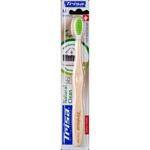 Trisa Natural Clean Medium Toothbrush  1 PC