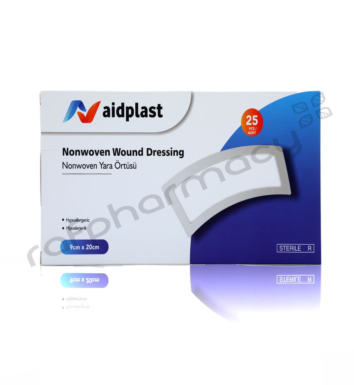 Aidplast Sterile Nonwoven Wound Dressing Plaster (9 x 20 cm, 25's, V620) (#21186)