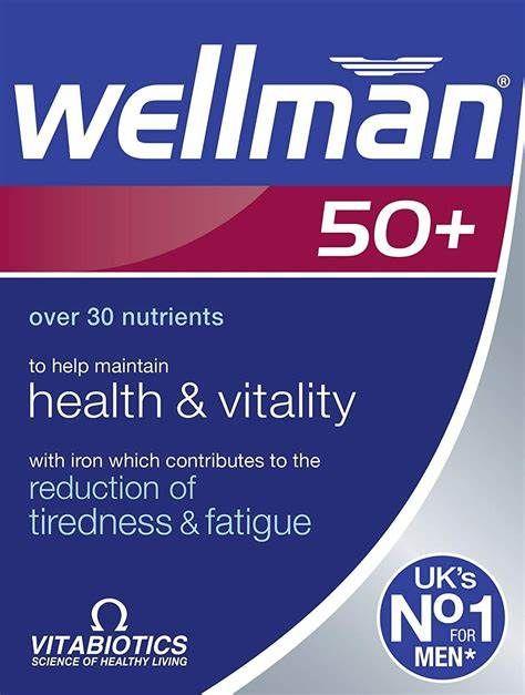 Vitabiotics Wellman 50+ 30 Tablets 014A