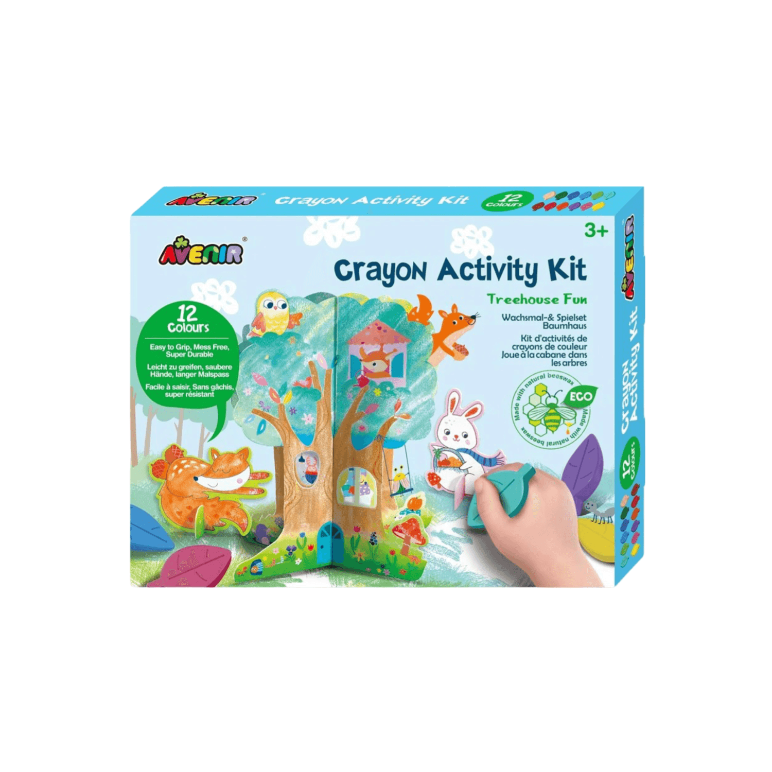 Avenir Crayon Activity Kit - Treehouse Fun