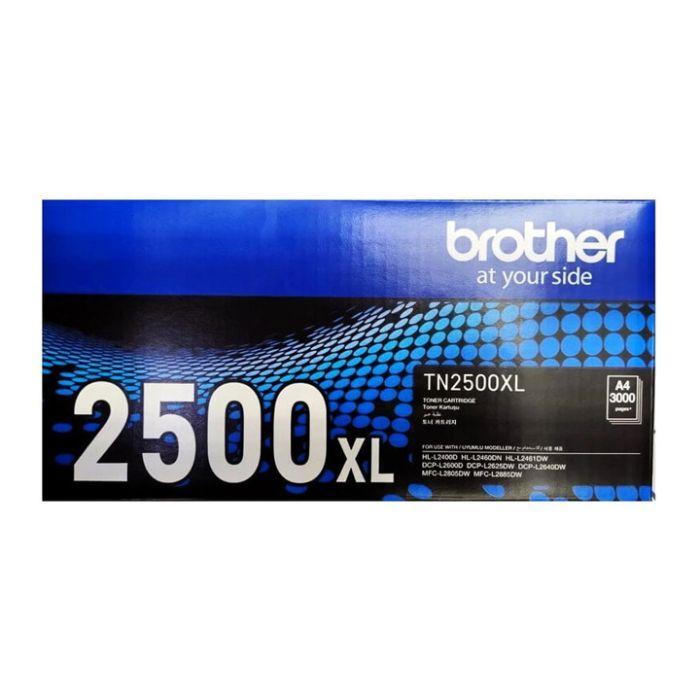 Brother Tn-2500Xl High Yield Toner For Hl-L24 Series, Dcp-L26 Series,Mfc-L28 Series, Upto 3,000Pages