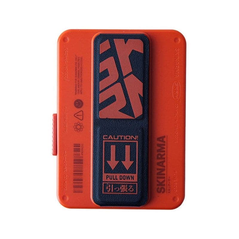 Skinarma Magnetic Cardholder With Grip-Stand ~ Spunk Orange