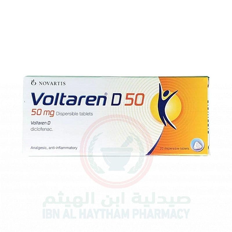 Voltaren D 50Mg Tablets 20'S