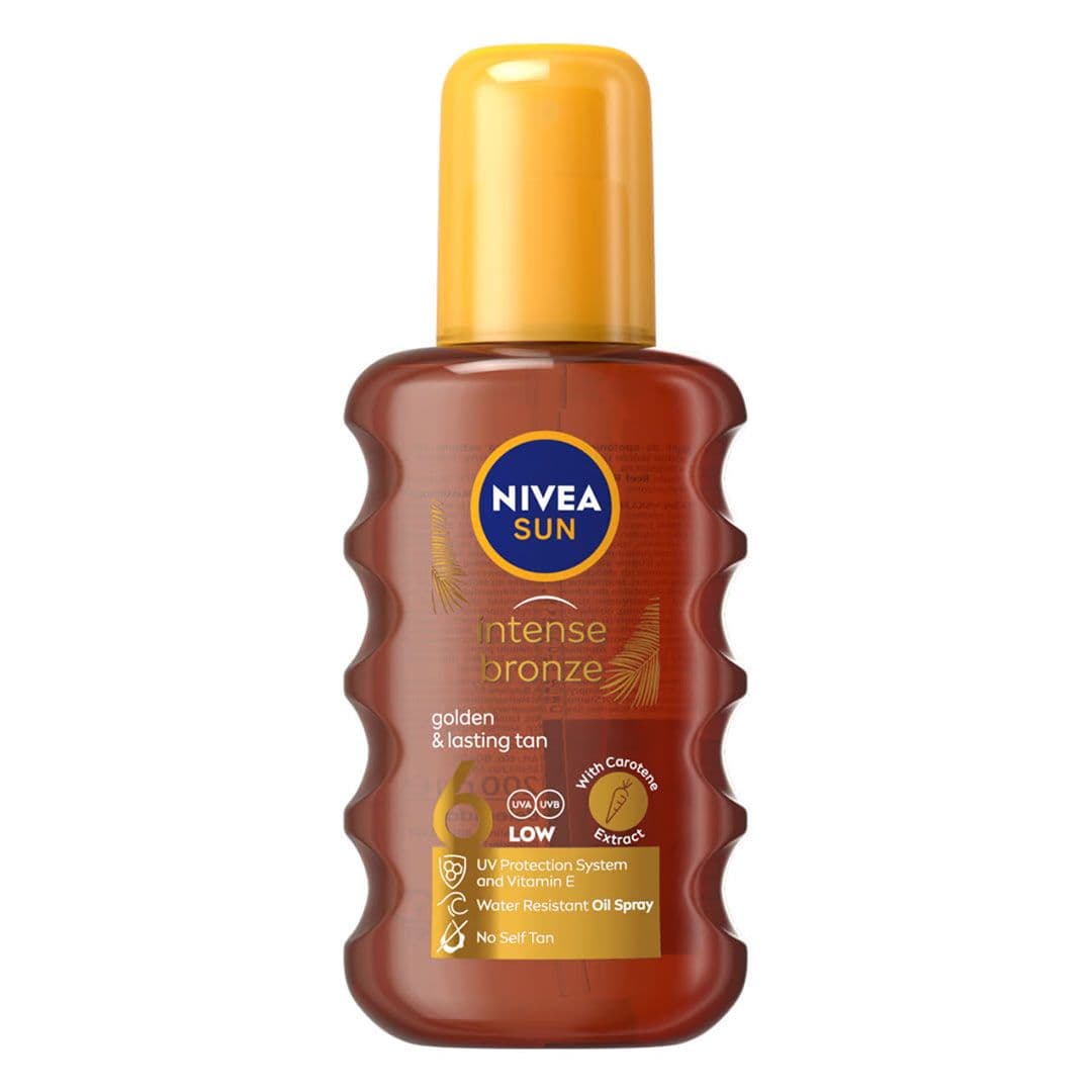 Nivea Sun Spray Intense Bronze Oil Spf6 200Ml 