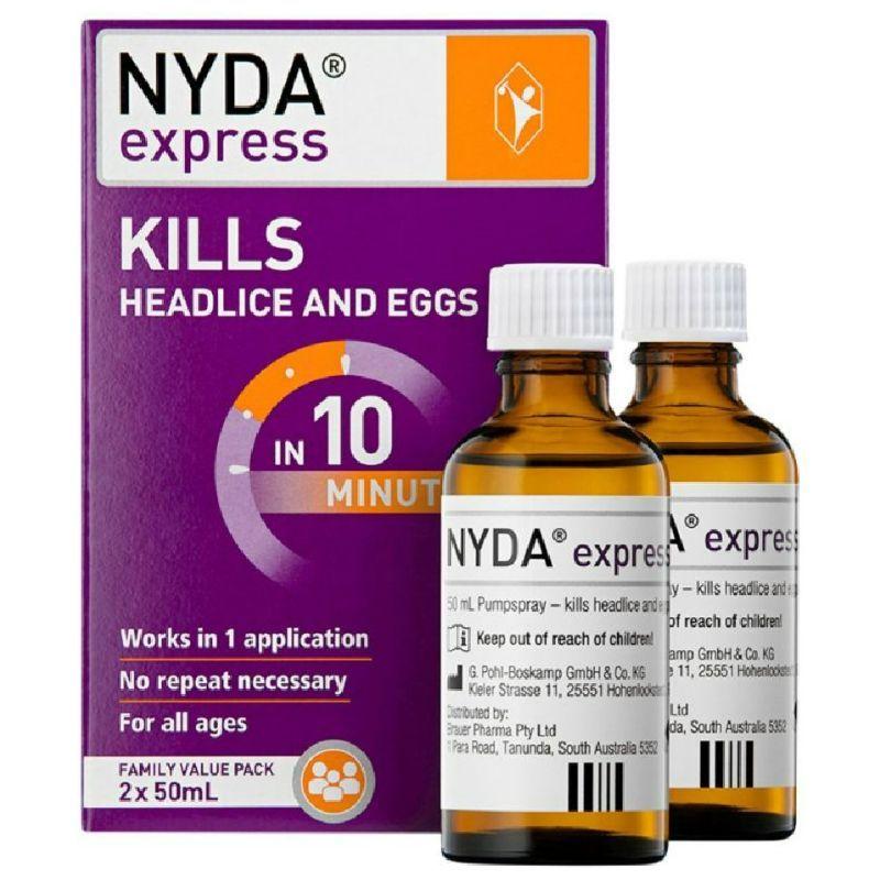 Nyda Express Anti Lice Spray 50ml - Double Pack