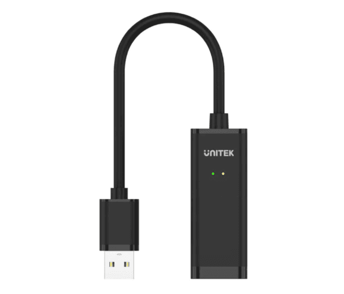 Unitek Y-3470Bk Usb3.0 Gigabit Ethernet Converter - Black - Slr