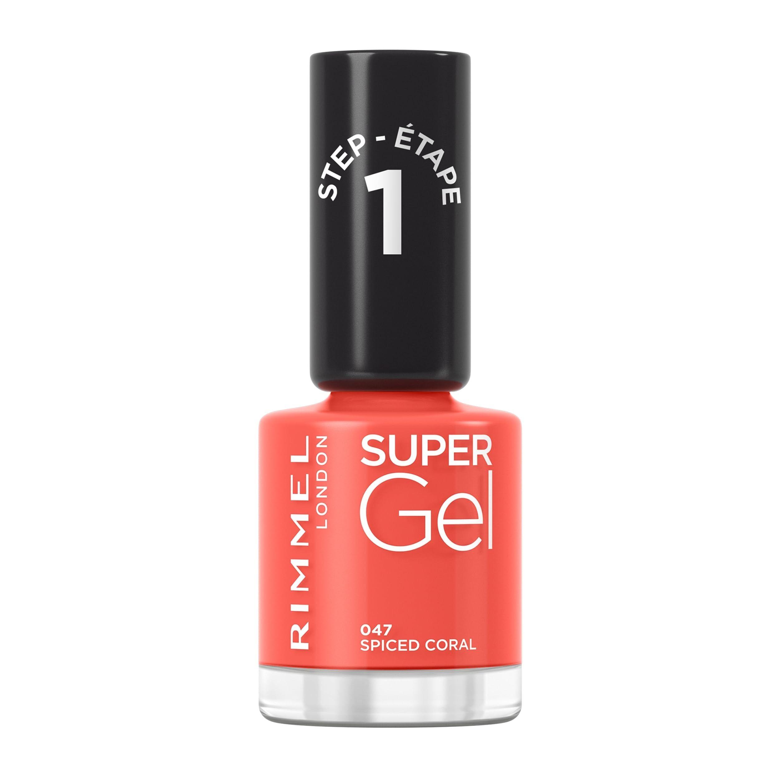 Rimmel London Super Gel Nail Polish 47 Spiced Coral 12 Ml