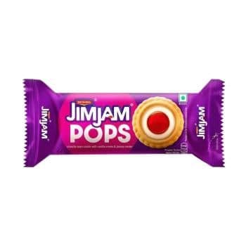 Britannia Jimjam Pops Vanilla Cream & Jammy Center