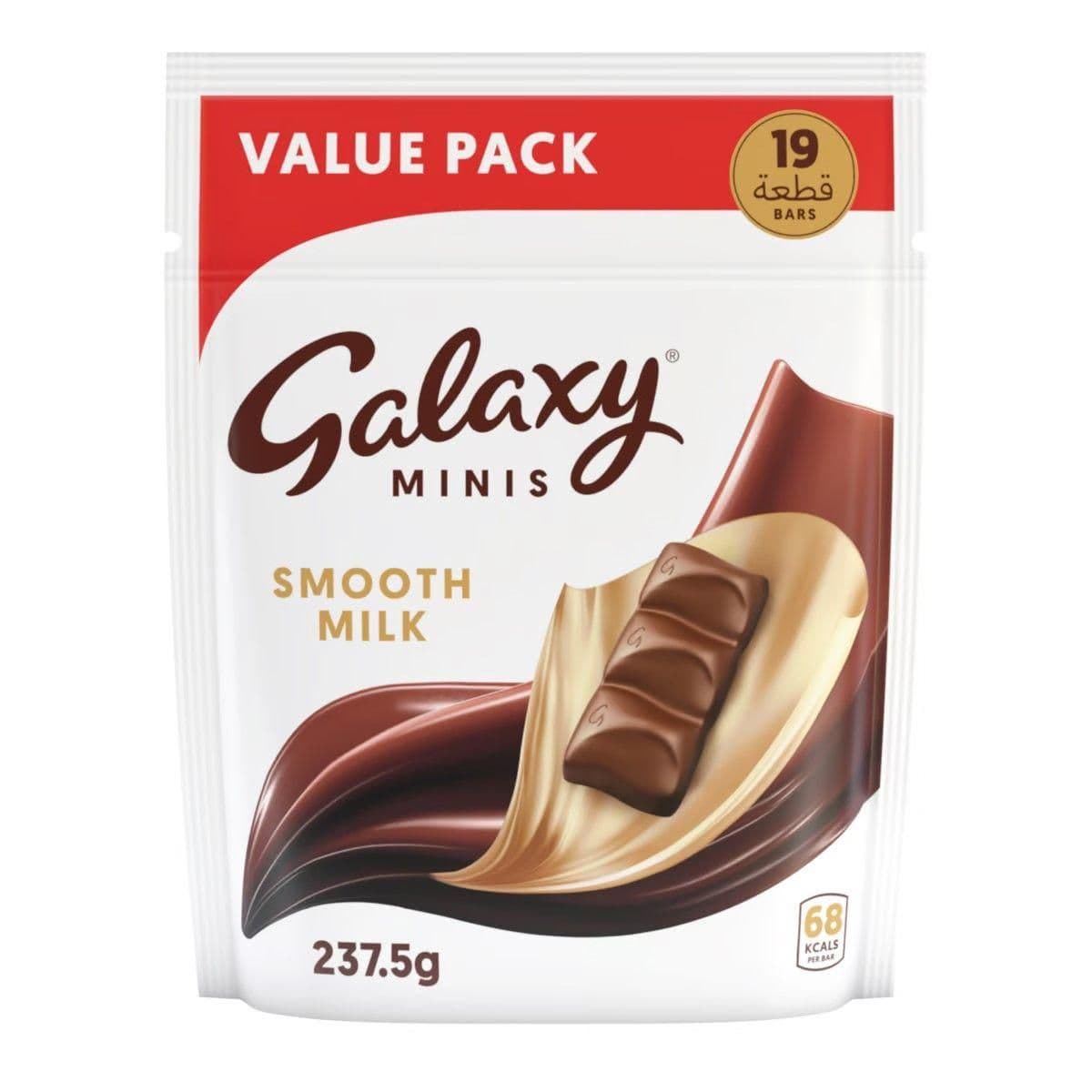 Galaxy Minis Smooth Milk Chocolate, 19 Pieces, 237.5G