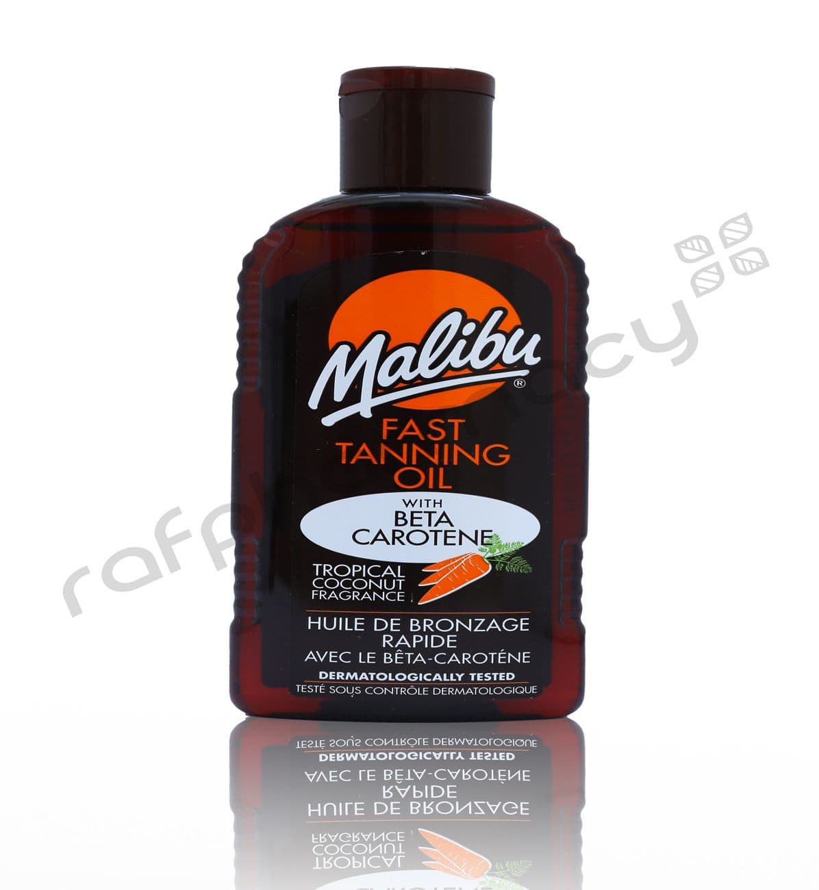 Malibu Fast Tanning Oil W/Carotene 200Ml#12607