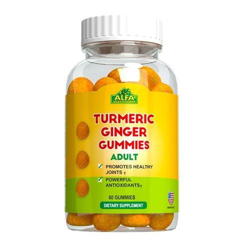 Alfa Turmeric Ginger Gummies Adult 60 S  