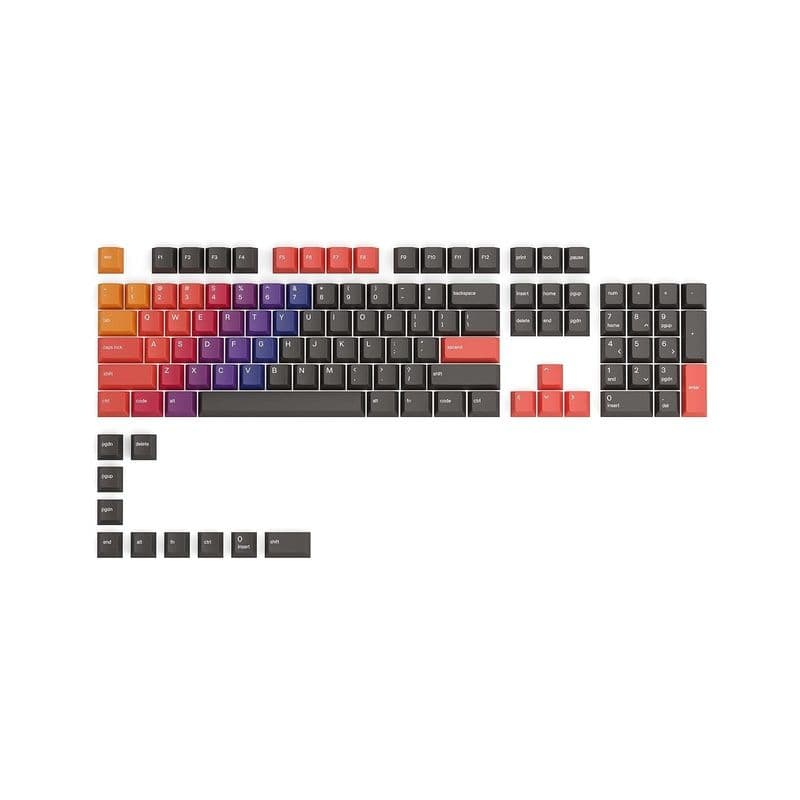 Glorious Pbt Celestial Fire Ansi Mechanical Keycaps Gmmk(114 Keys)