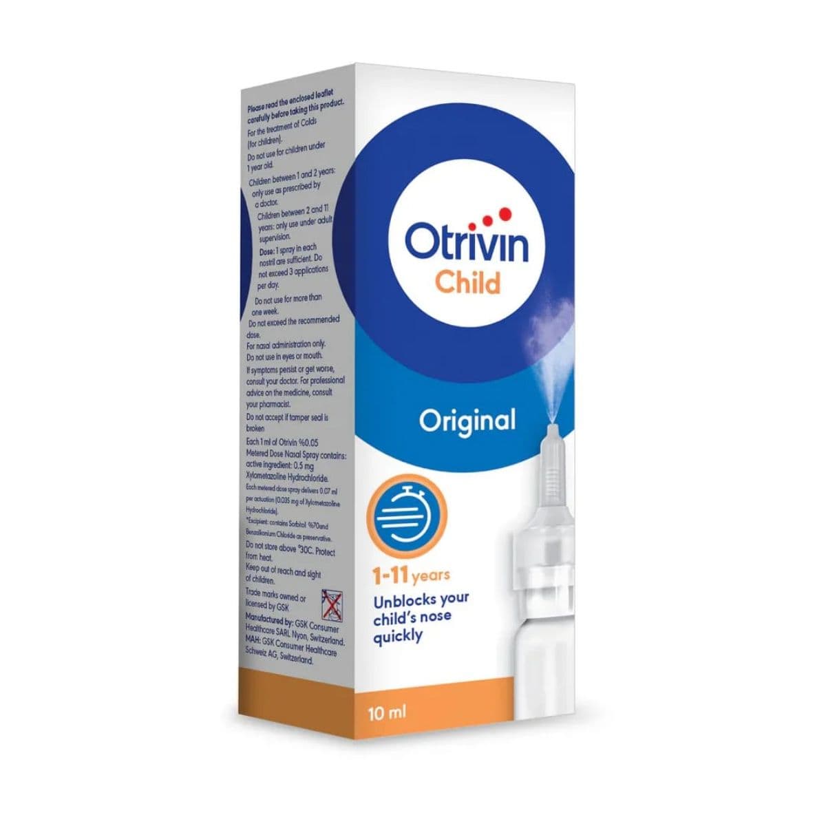 Otrivin Children Nasal Spray 0.05% 10ml