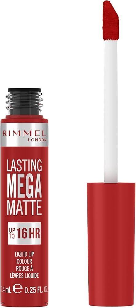 Rimmel London Lasting Mega Matte Liquid Lipstick 500 Fire Starter 7.4 Ml