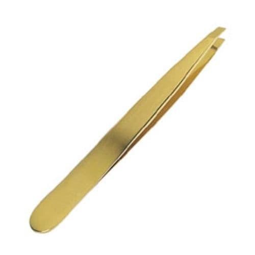 Vitry Golded Slant Ends Tweezer  1 PC