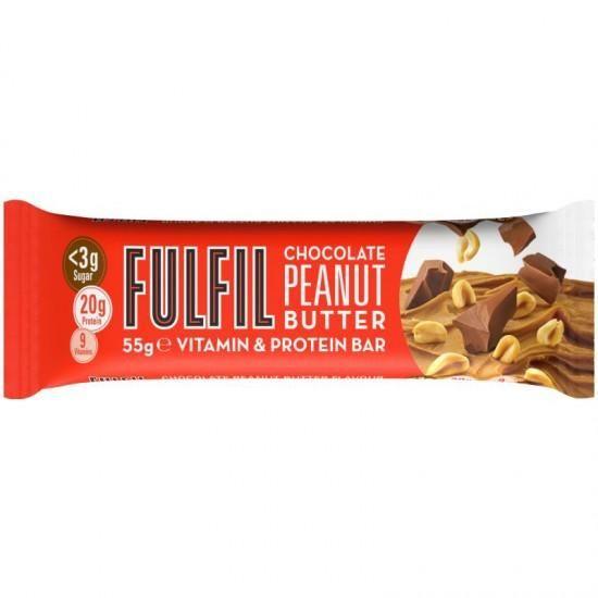 Fulfil Vitamin & Protein Bar Chocolate Peanut Butter Flavor - 55gm