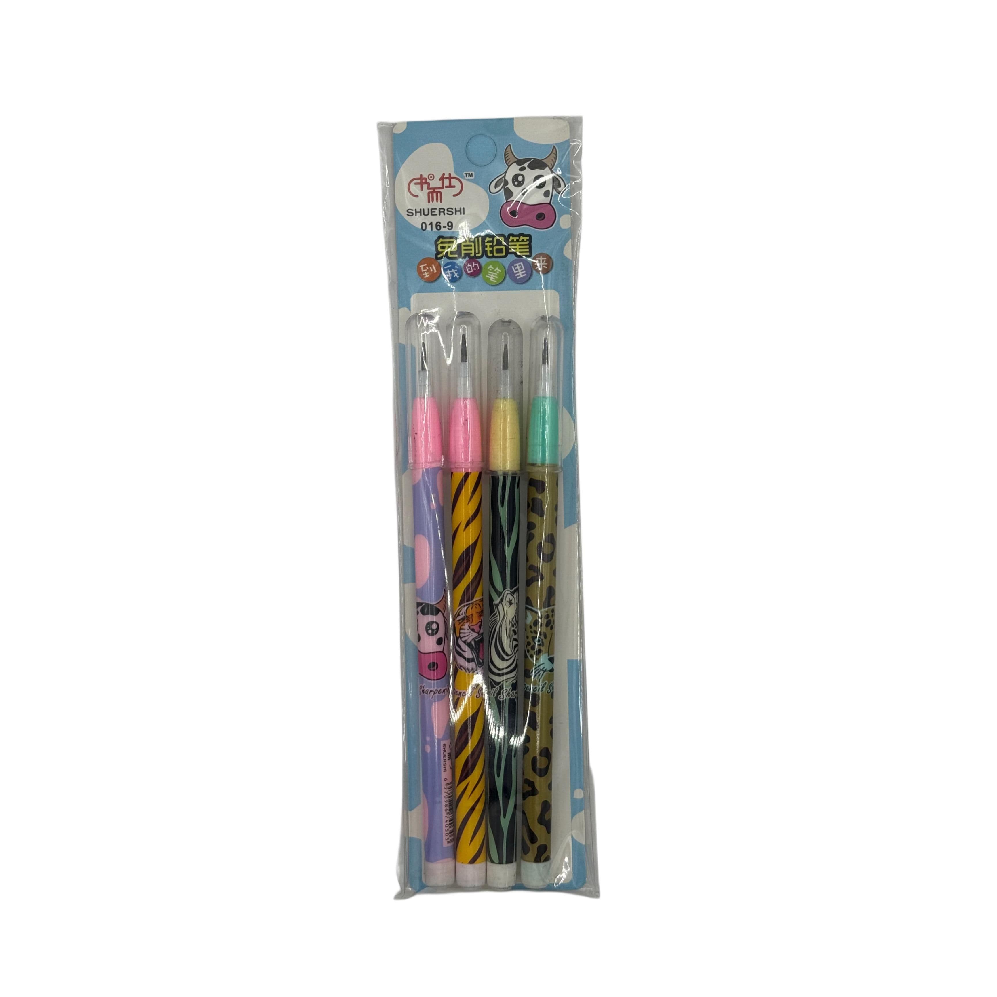 Shuershi Non-Sharpening Pencil Set (4 Pencils)
