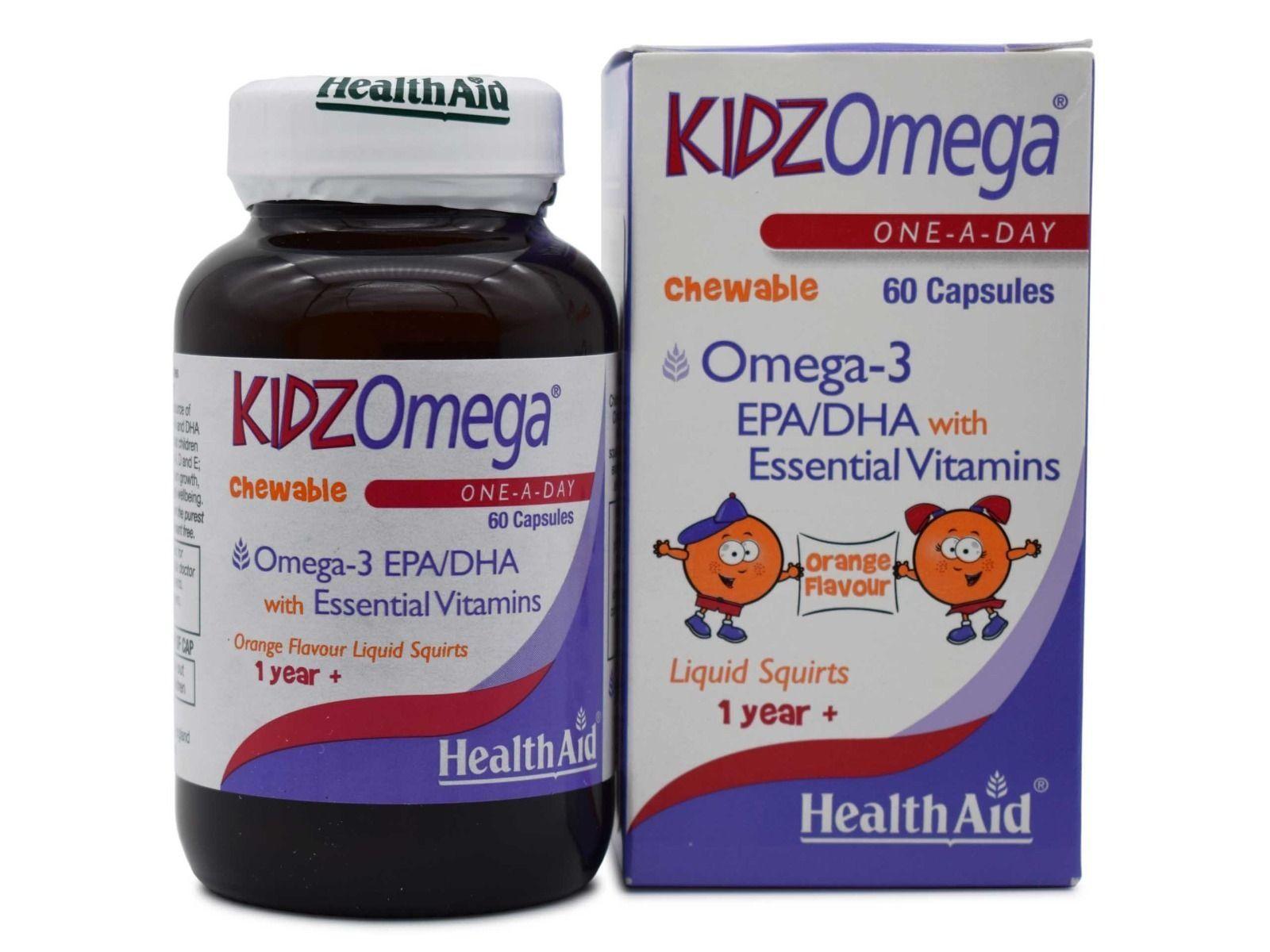 Health Aid Kidzomega 60 Chew.Tablets