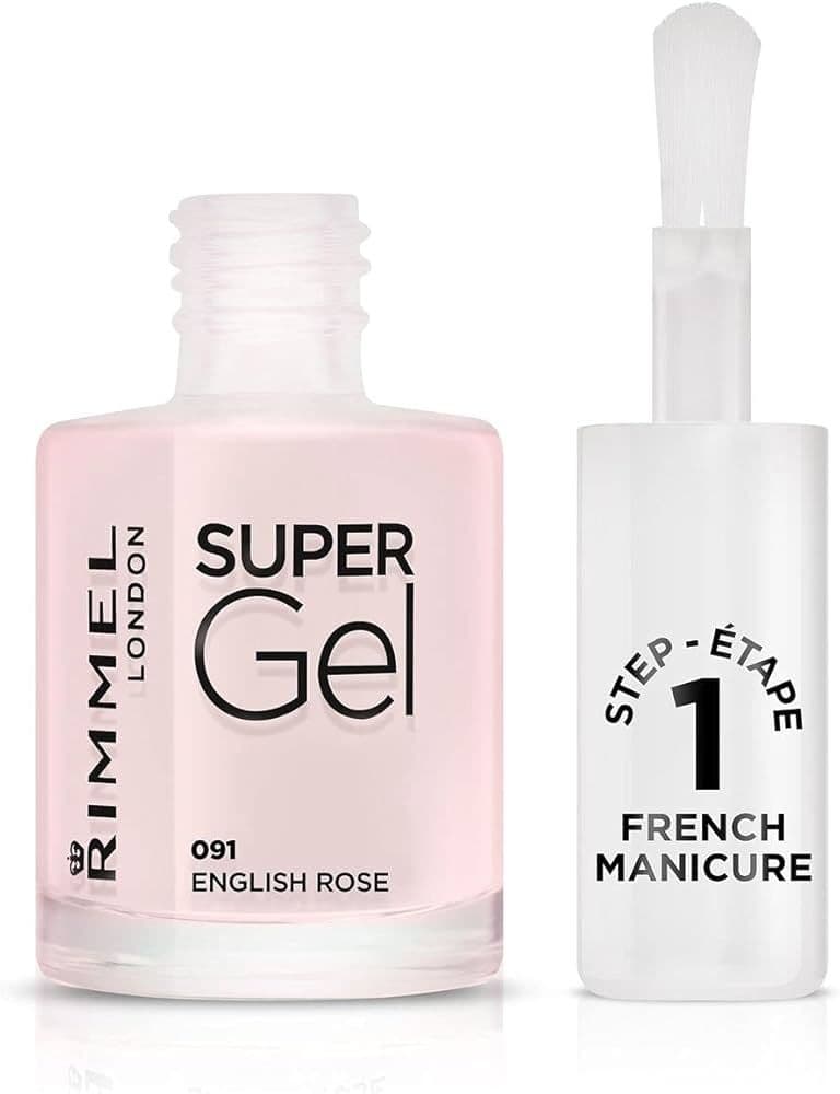 Rimmel London Super Gel Nail Polish 091 English Rose 12 Ml