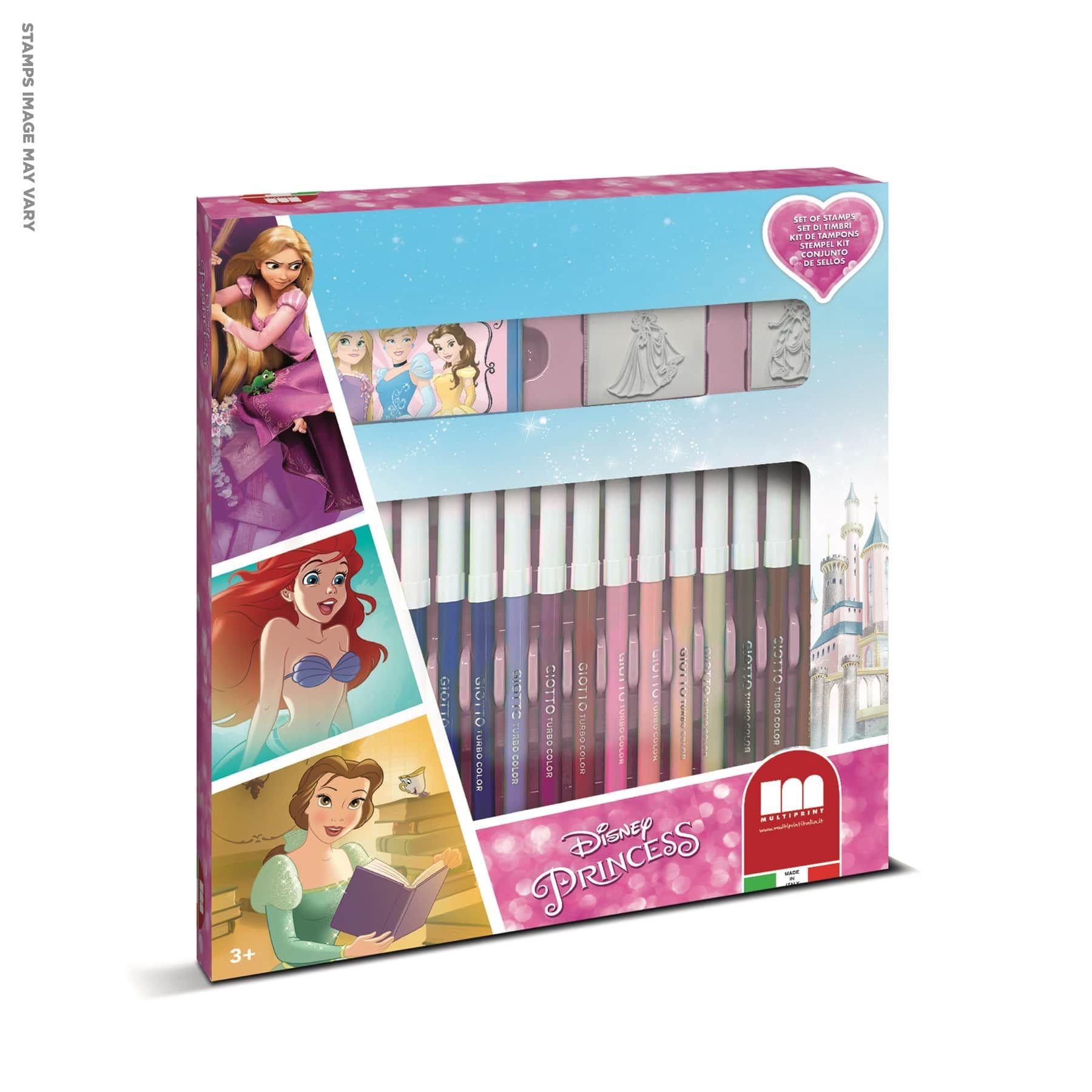 Disney Princess Stamp & Felt Pen Set (21 Pack, Styles May Vary)