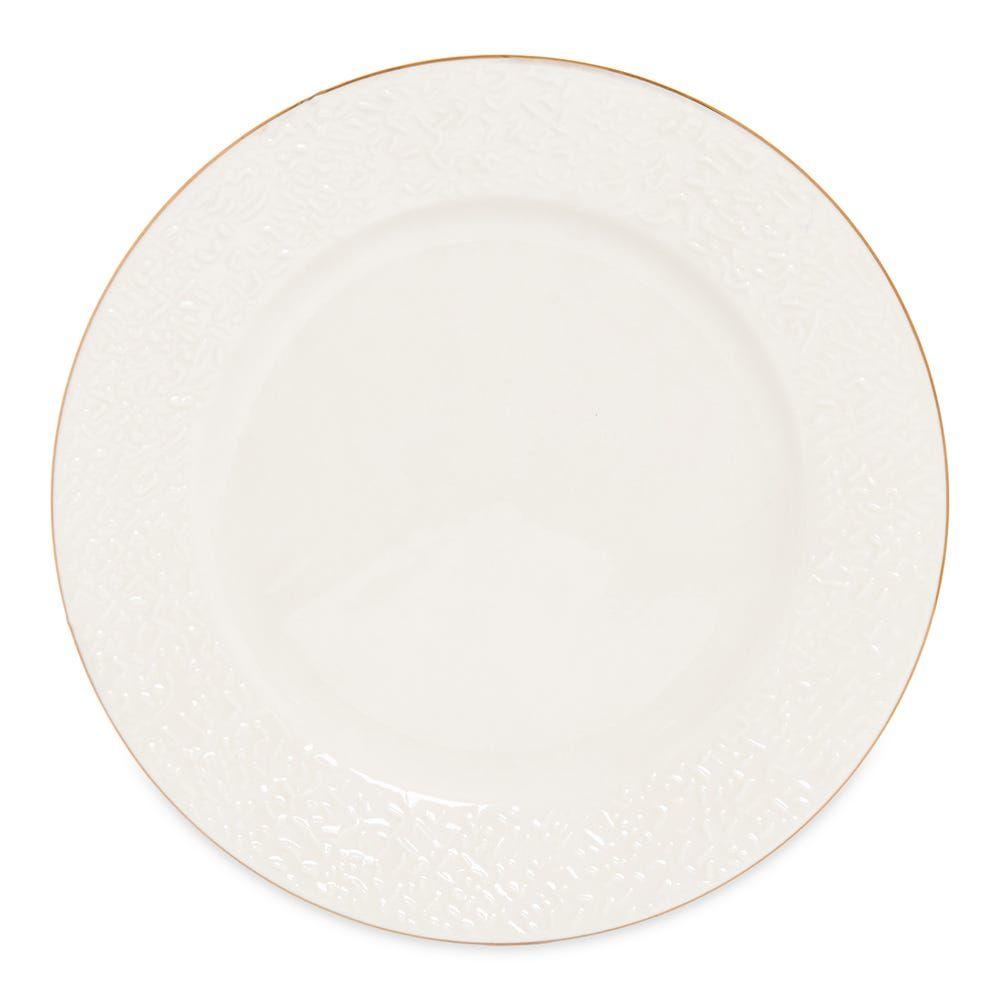 Amy Dinner Plate, White - 26.7Cm