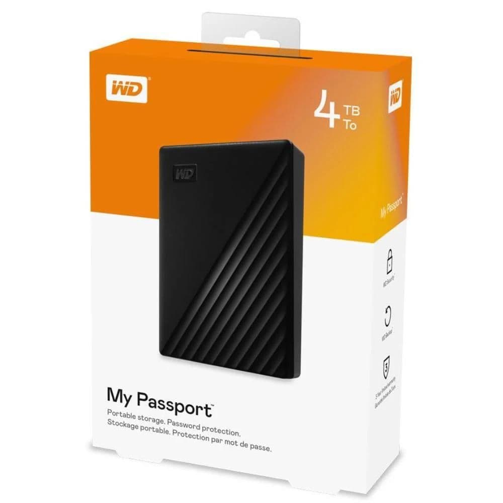 قرص تخزين خارجي WD My Passport سعة 4 تيرابايت USB 3.2 الجيل الأول No.16335
