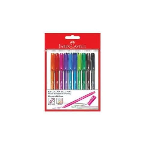 Fabercastell Cx Colour Ball Pen 10 Pieces Assorted Color