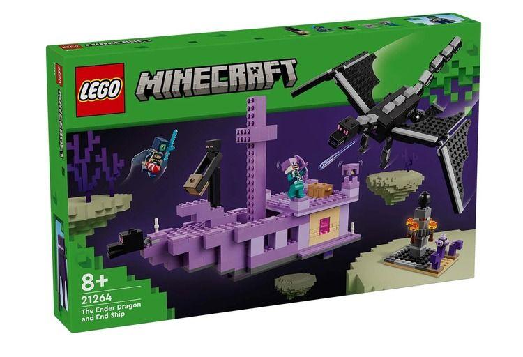 Lego Minecraft 21264 The Ender Dragon And End Ship