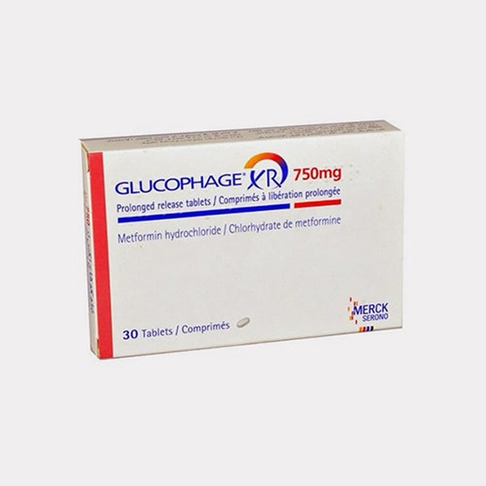 Glucophage Xr 750 Mg 30 Tablets