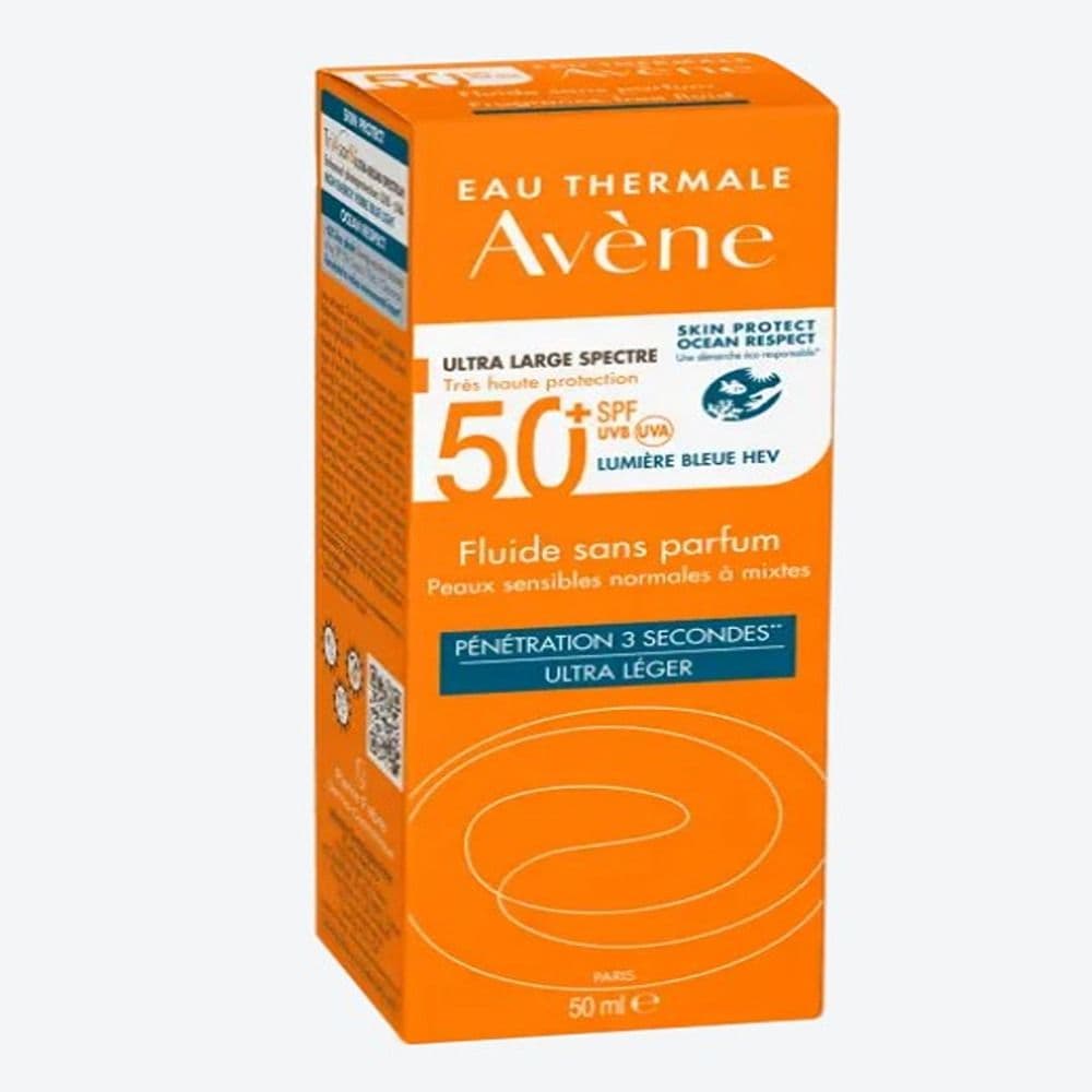 Avene Ultra Light Spf50+ Fragrance Free Fluid 50Ml