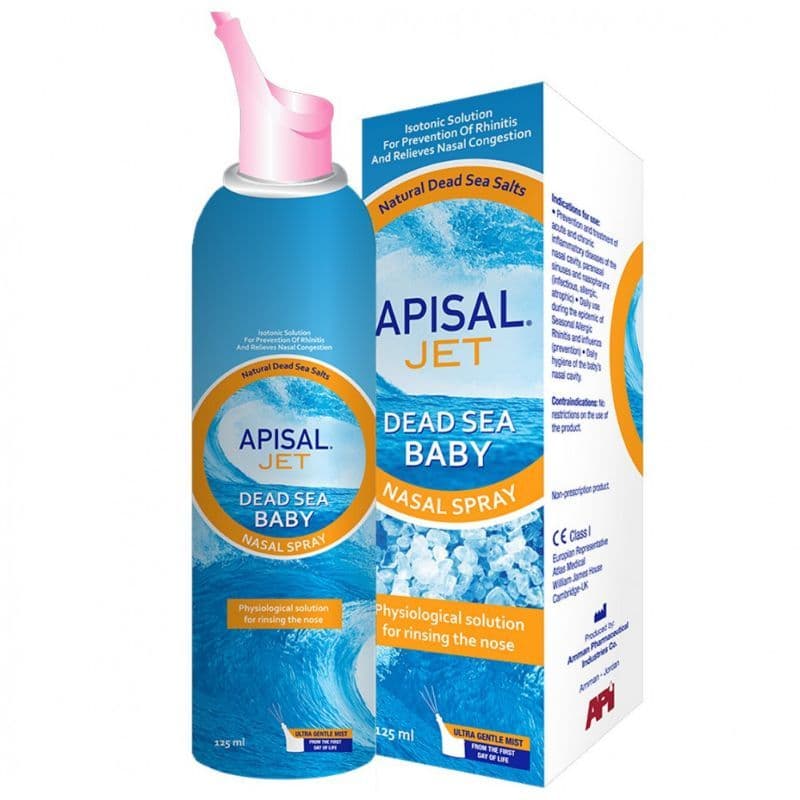 Apisal Jet Dead Sea Baby Nasal Spray 125ml