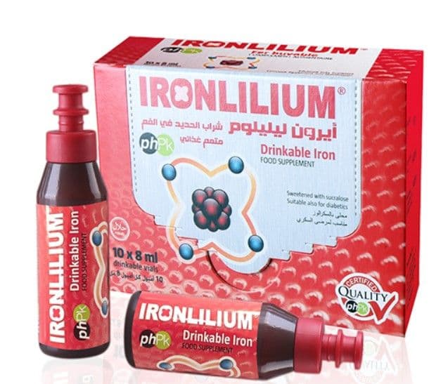 Iron Lilium Drinkable Iron Vials 10X8ml