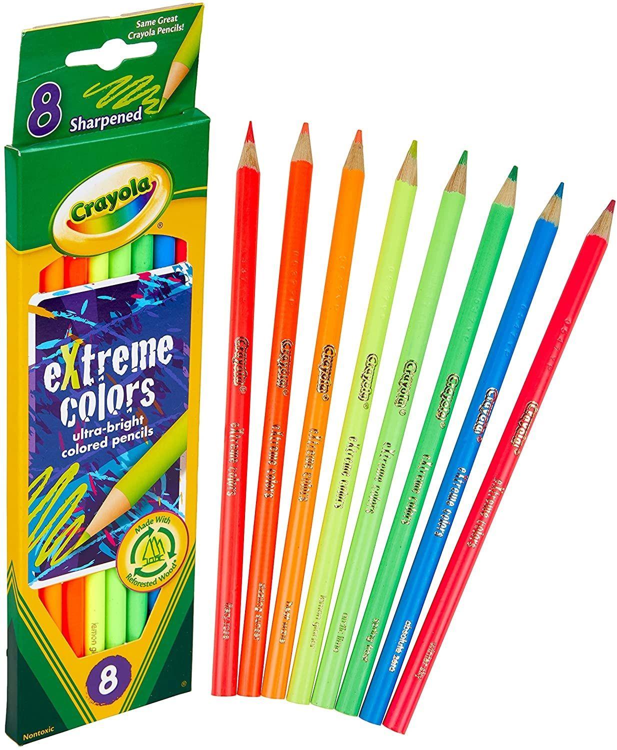 Crayola 8 Extremes Colored Pencils