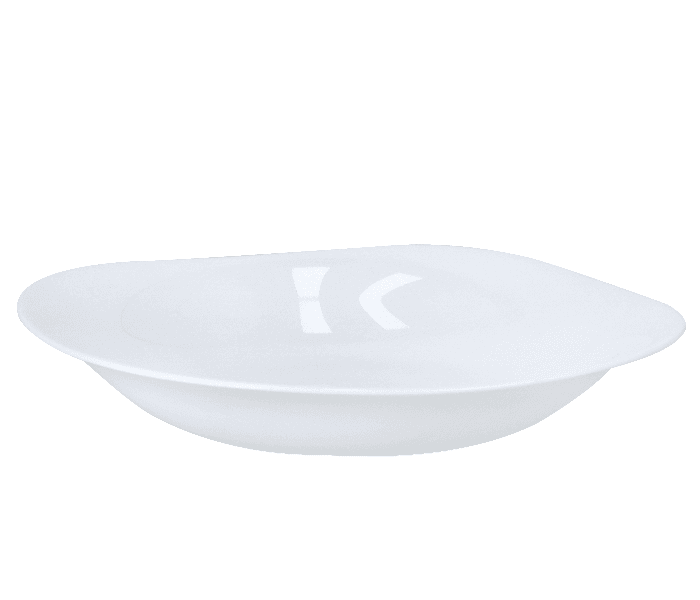 Delcasa DC1950 9 Inch Opalware Soup Plate - White