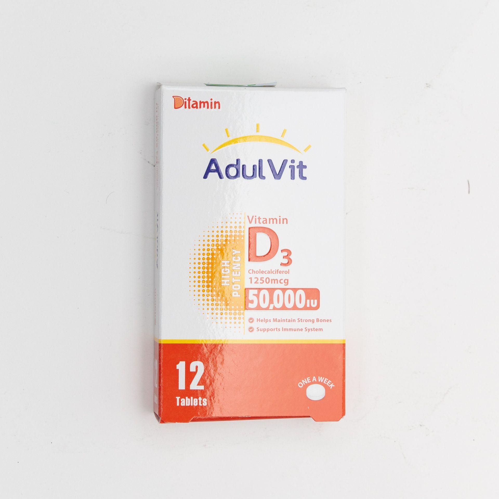 Ditamin Adul Vit Vitamin D3 50000 12