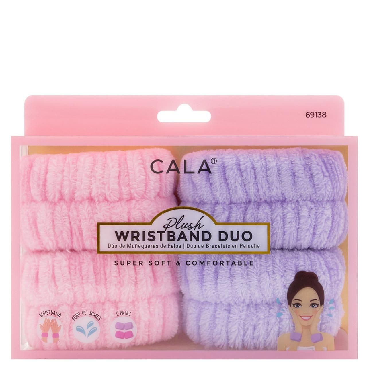 Cala Plush Wristband Duo No.12670