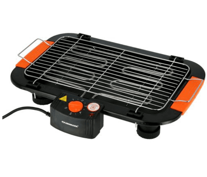 Olsenmark Ombbq2397 Barbique Grill - Black And Orange