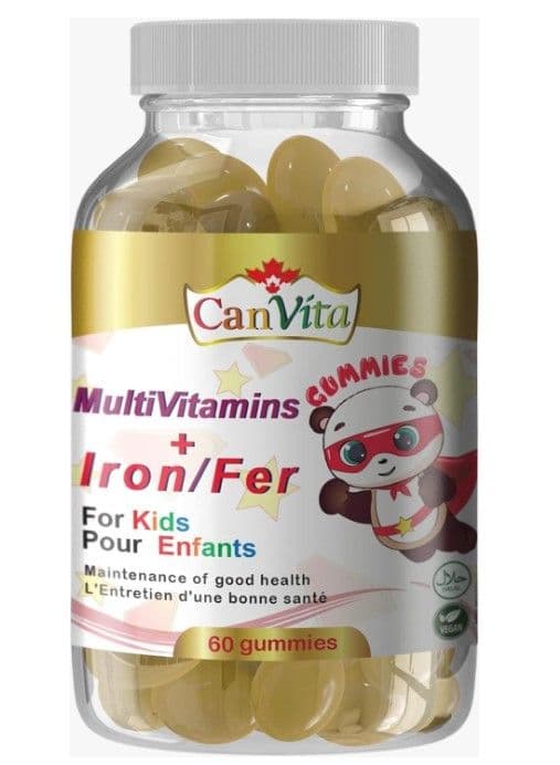 Canvita Multivitamins + Iron Gummies For Kids 60's