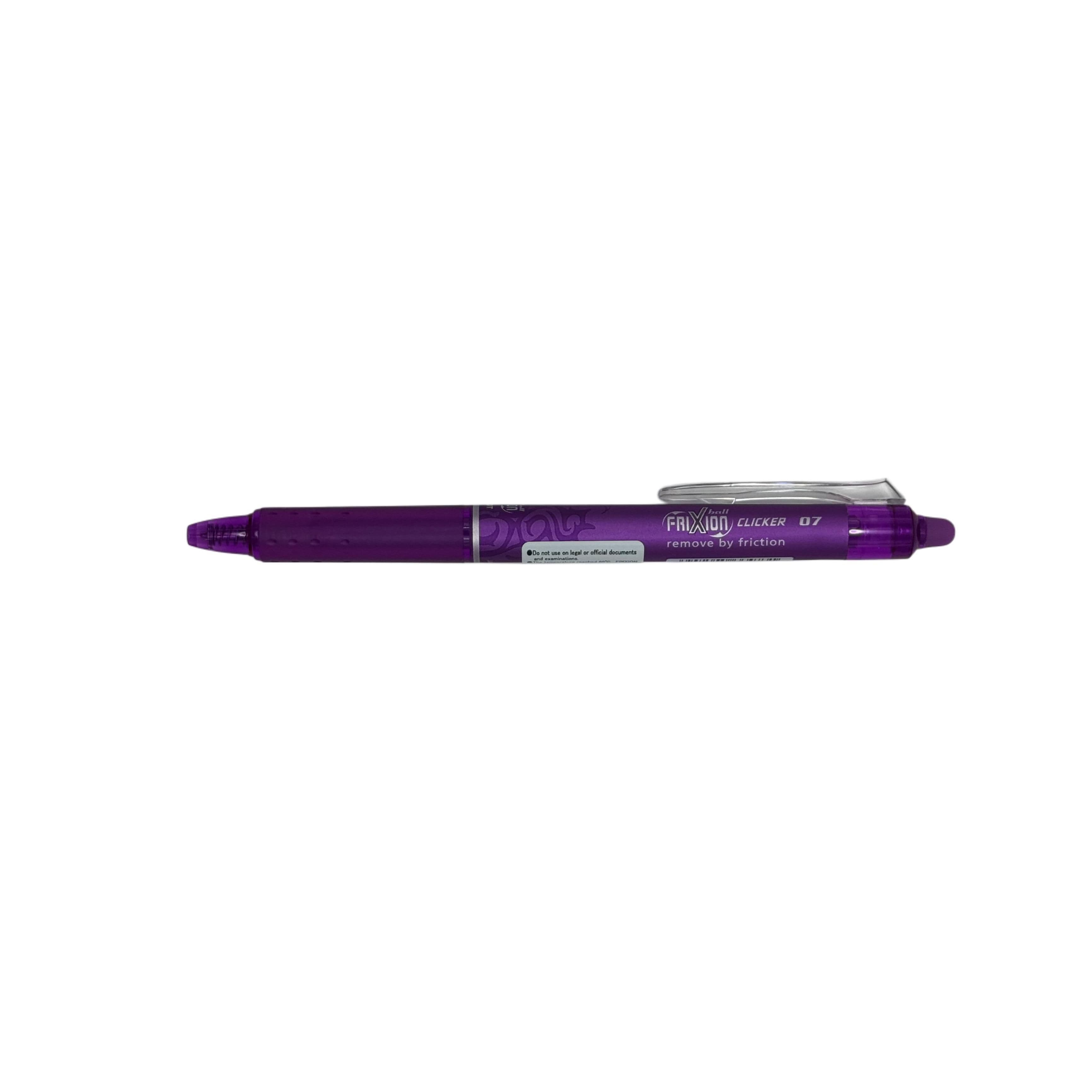 Pilot Frixion Clicker Roller Ball Pen (Purple, 0.7Mm)
