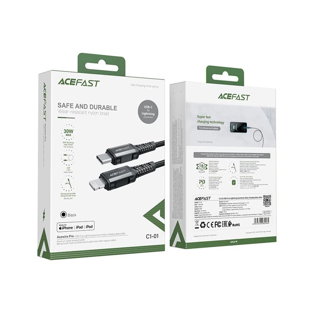 Acefast C1-01 Usb-C To Lightning 1.2M