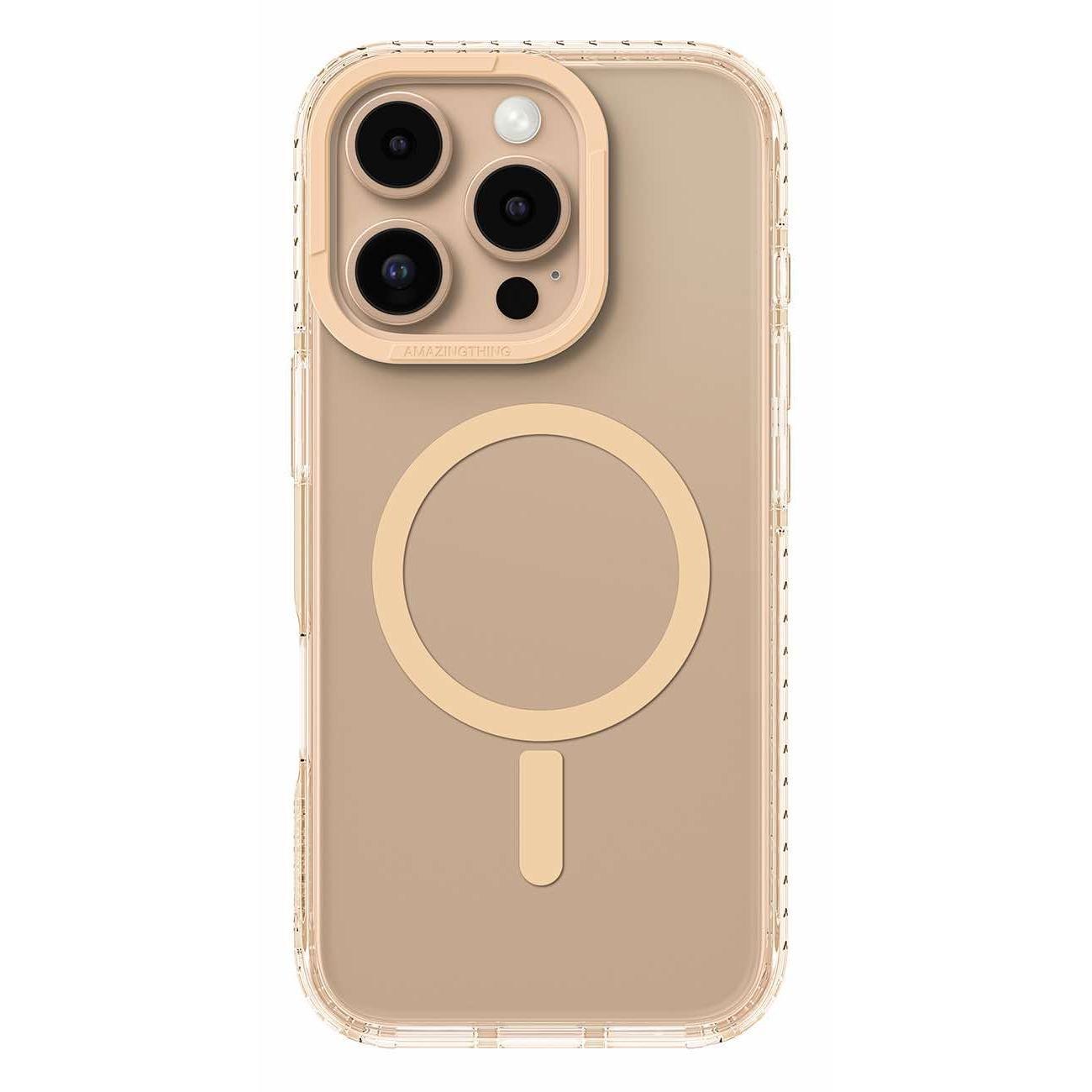 Amazingthing Titan Pro Case For Iphone 16 Pro Max / Support Magsafe / Drop Resistant / Rose Gold