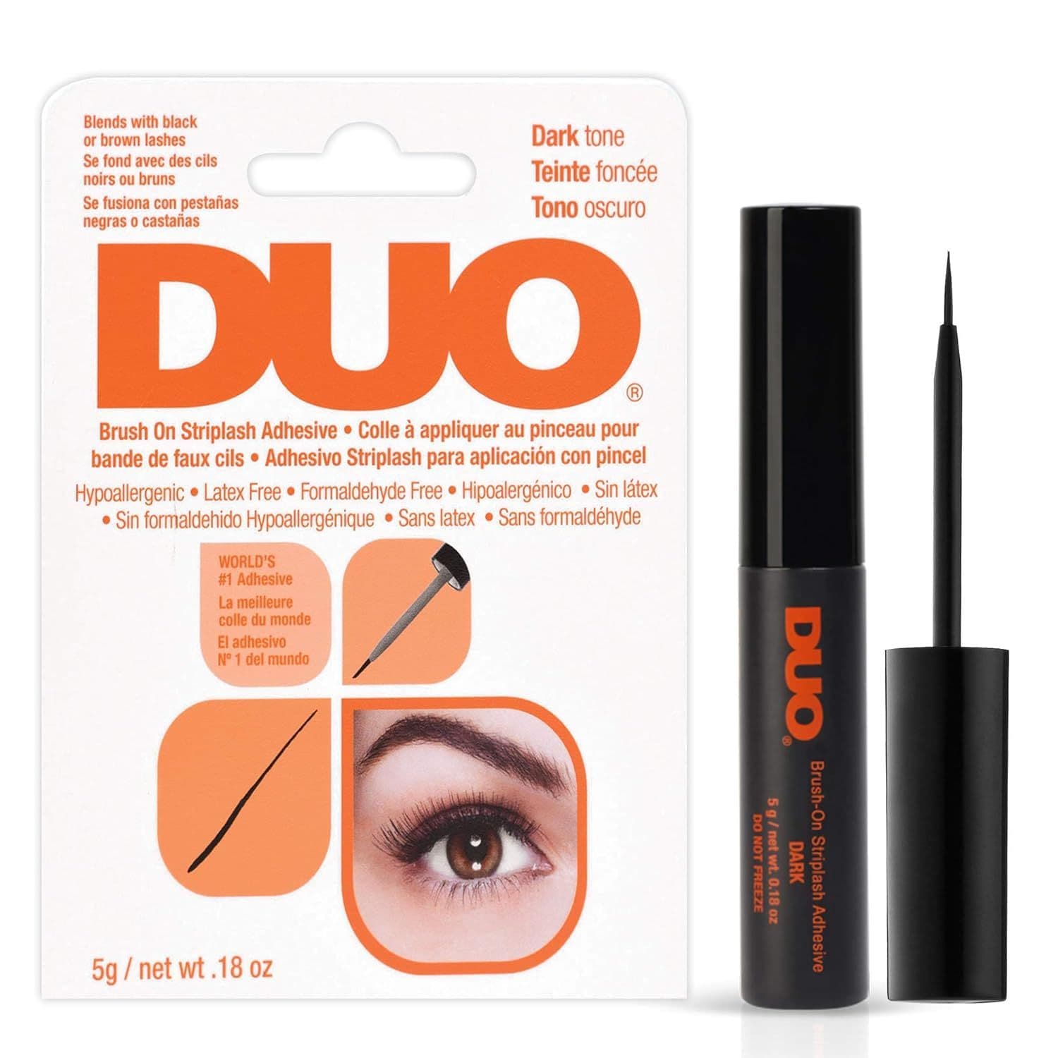 Duo Brush On Striplash Adhesive Dark Tone 5 G