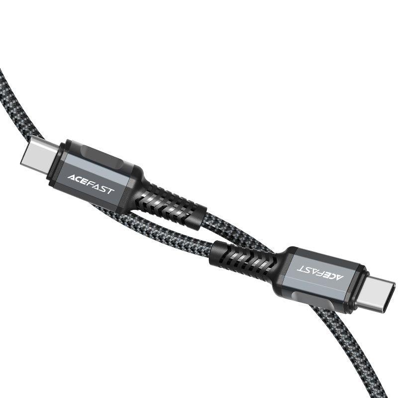 Acefast C1-03 Premium 60W Fast Charging Nylon Braid Cable 1.2Mtr - Usb-C To Usb-C