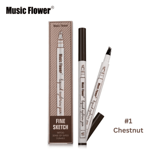 Liquid Eyebrow Pencil Music Flower #1 Chestnut