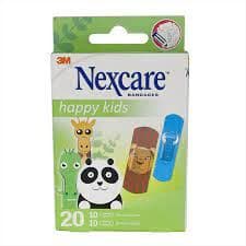 Nexcare Bandages Happy Kids Assorted 20's