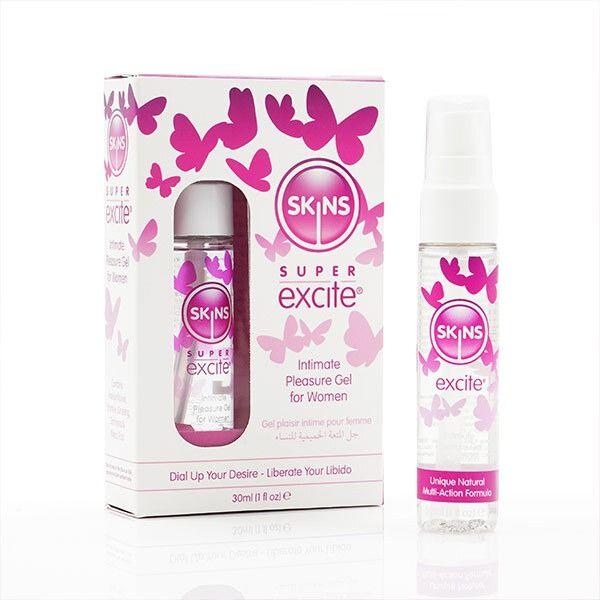 Skins Super Exite Intimate Pleasure Gel For Women Increase Lipido