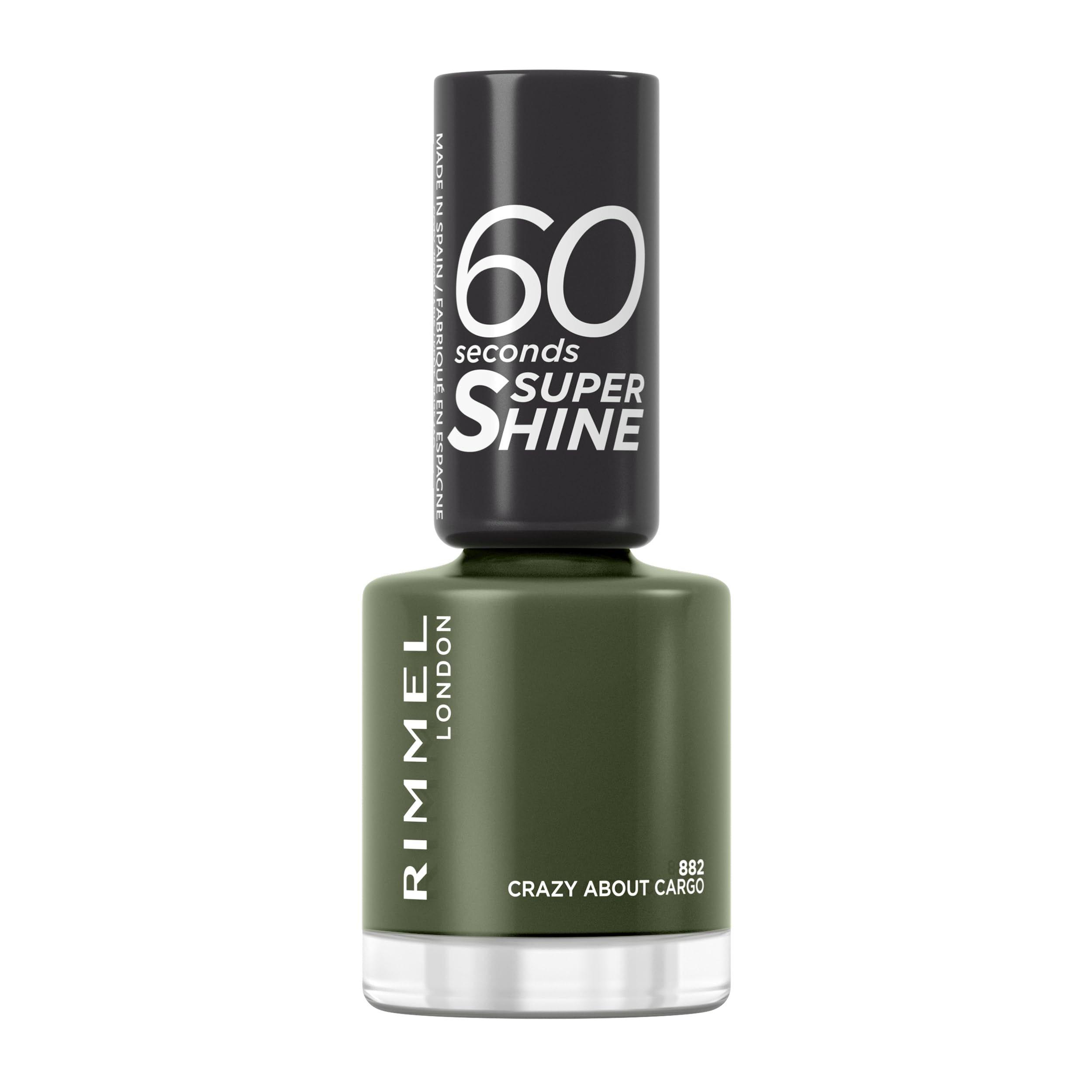 Rimmel London 60 Sec Super Shine Nail Polish 882 Crazy About Cargo 8 Ml