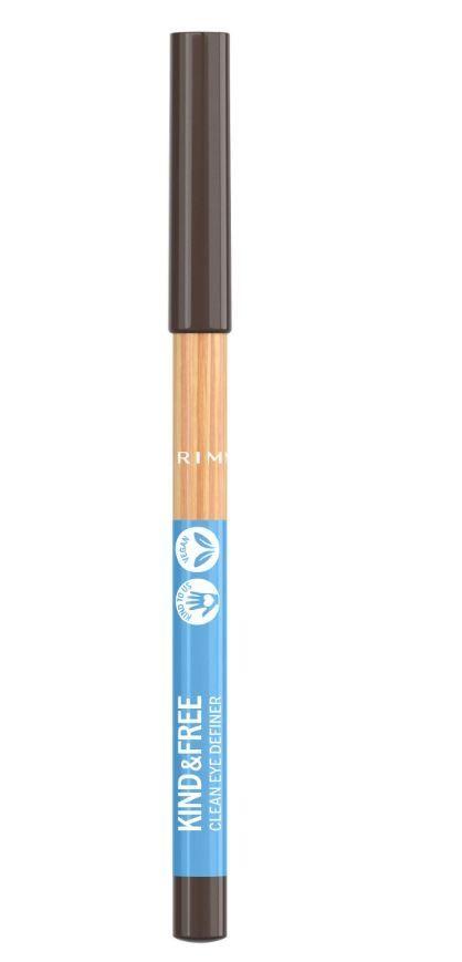 Rimmel London Kind & Free Clean Eyeliner Pencil 002 Pecan Brown 1.1 Gm